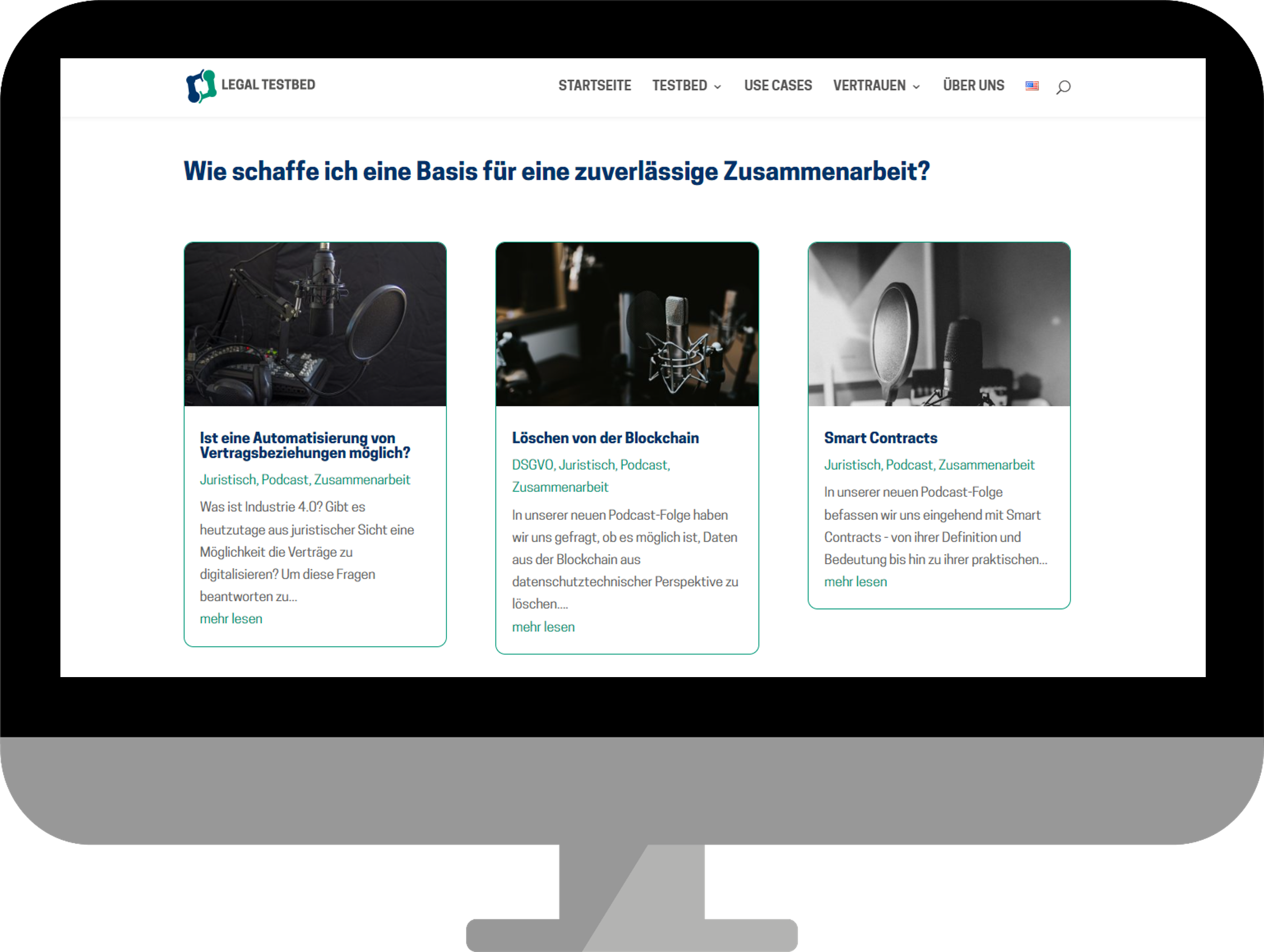 Startbildschirm digitales Experimentierfeld